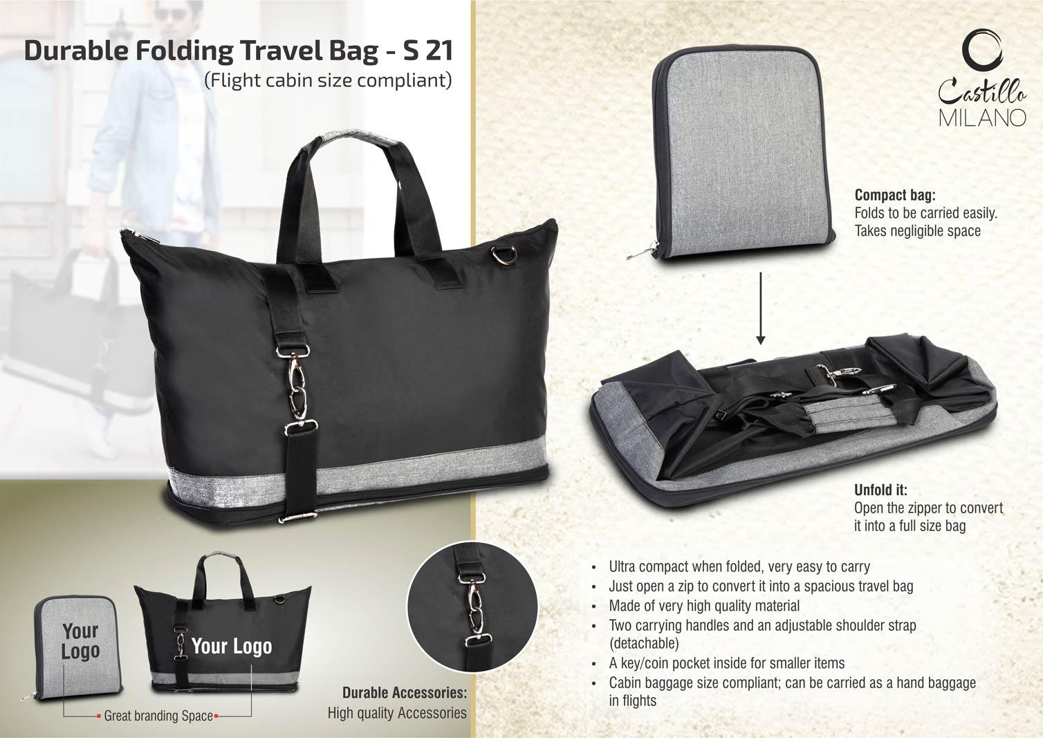 DIY COMPACT FOLDING BAG | How to Make Reusable Shopping Bag EASY  [sewingtimes] - YouTube