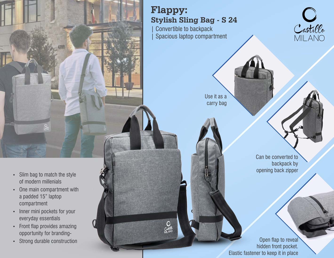40% OFF on SM Brown Sling Bag 11 inch laptop messenger bag on Flipkart |  PaisaWapas.com