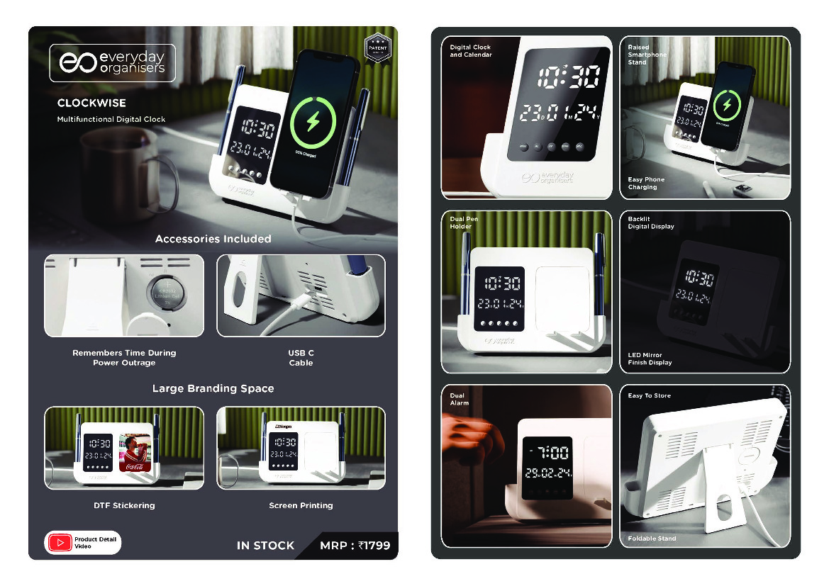 Clockwise - Multi funcational Digital Clock