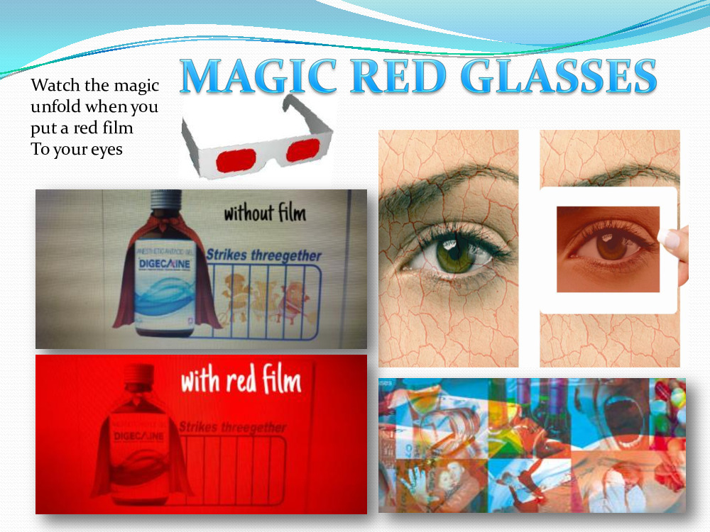 Red Glass - Hidden - Visible