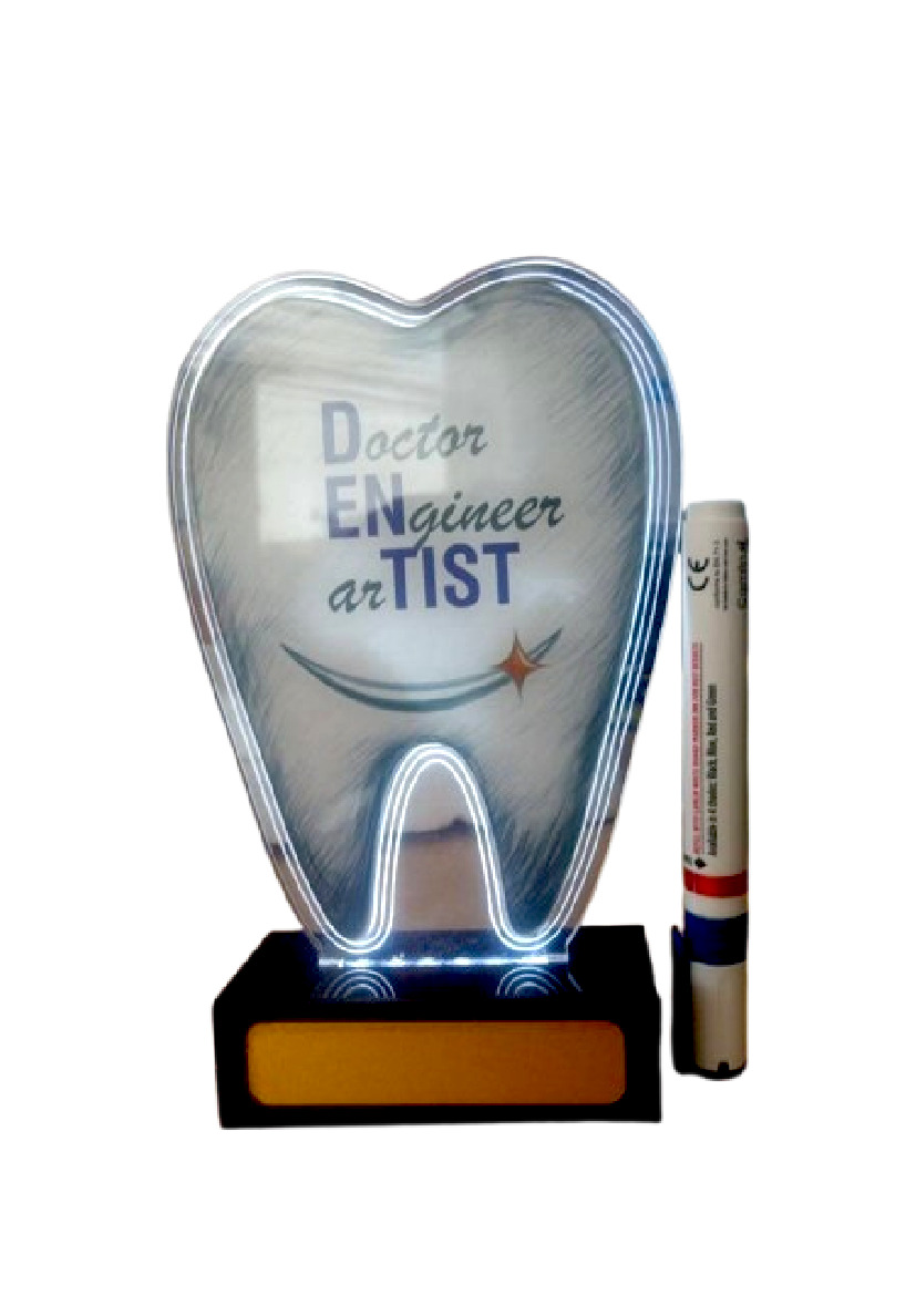 Acrylic Table Top - Tooth - LED