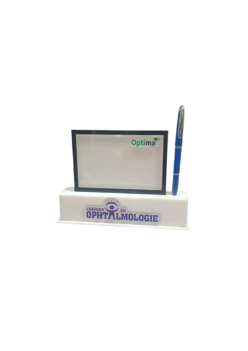 Acrylic Table Top - Photo frame - pen stand