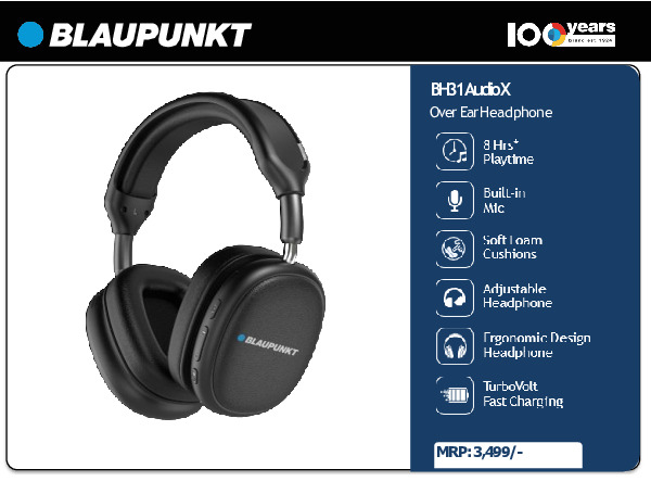 Blaupunkt BH31 Audio X Over Ear Headphone