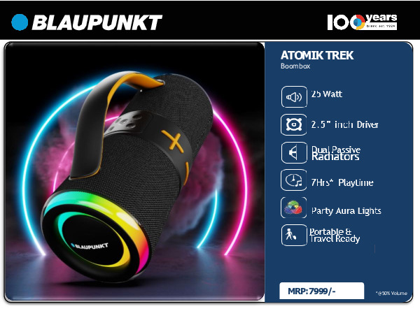 Blaupunkt ATOMIK TREK Boombox
