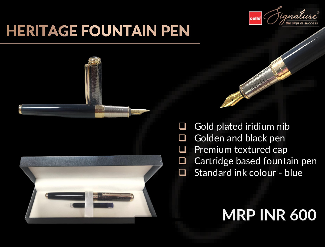 Cello Heritage fountain Pen