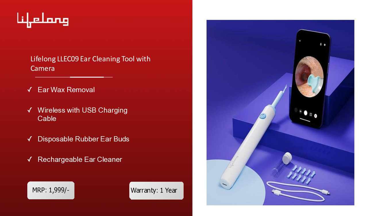 Lifelong Ear Cleaning Tool with Camera