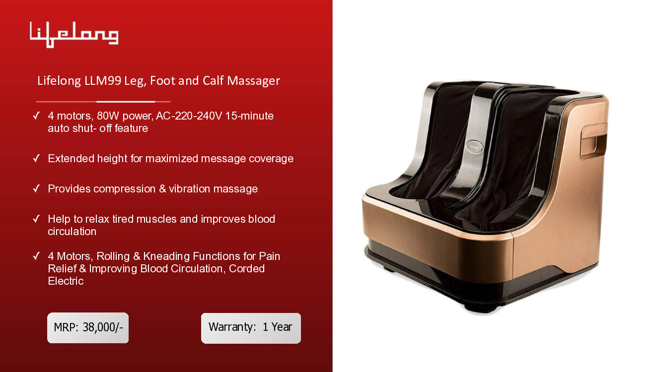 Lifelong Leg, Foot and Calf Massager