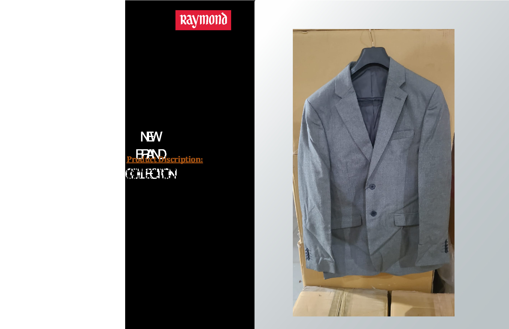 Raymonds Blazer - Grey