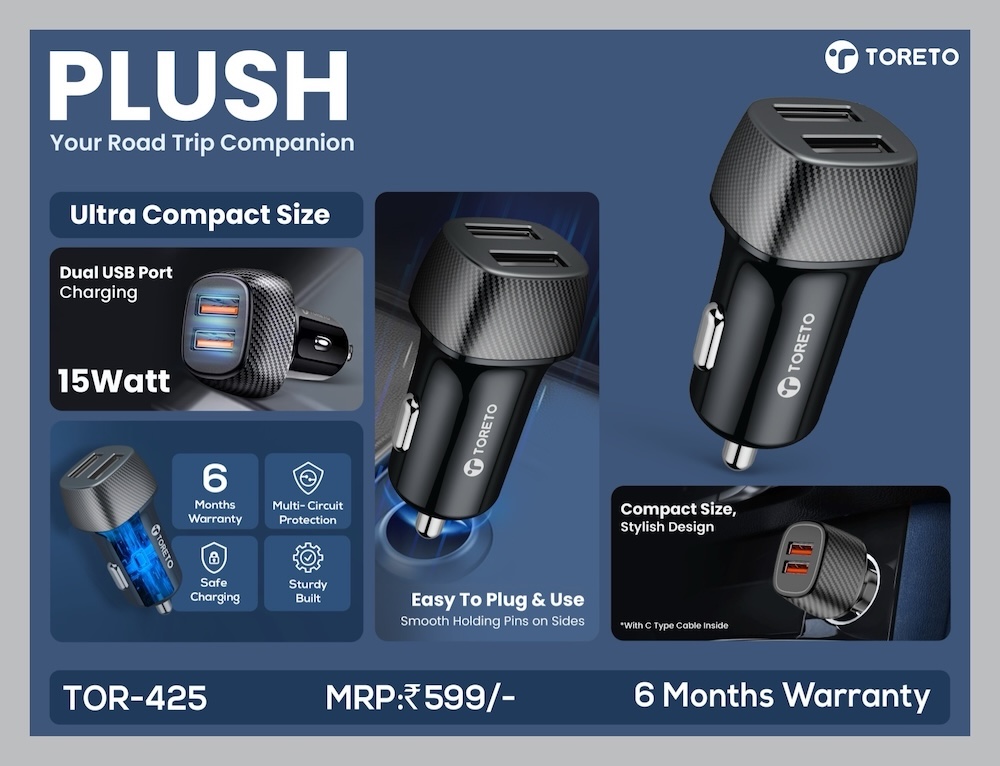 Toreto Plush Car Charger