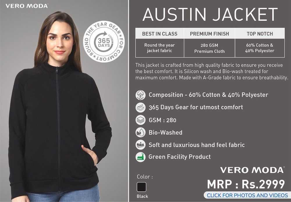 Vero Moda Austin Jacket - Black