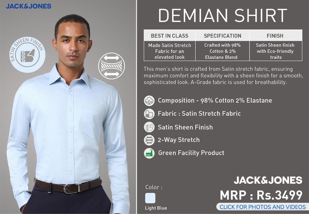 Jack and Jones Demian Shirt - Blue