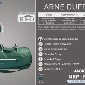 Jack & Jones Arne Duffle Bag - Green