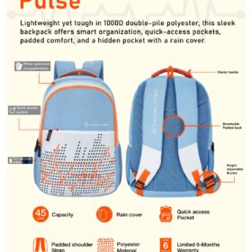Nasher Miles Pulse Backpack With Rain Cover