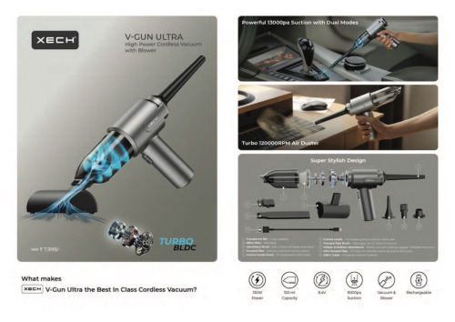 Xech Gun Ultra Vacuum with blower