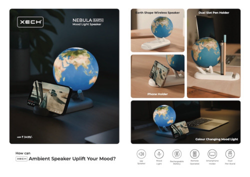 Xech Nebula Mood Light Speaker