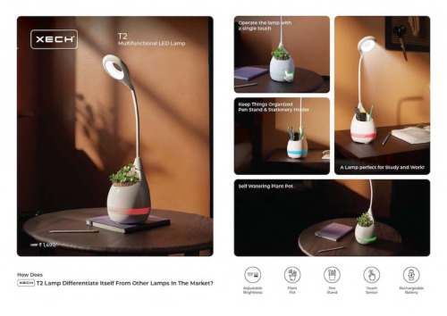 Xech T2 Multifunctional LED Lamp