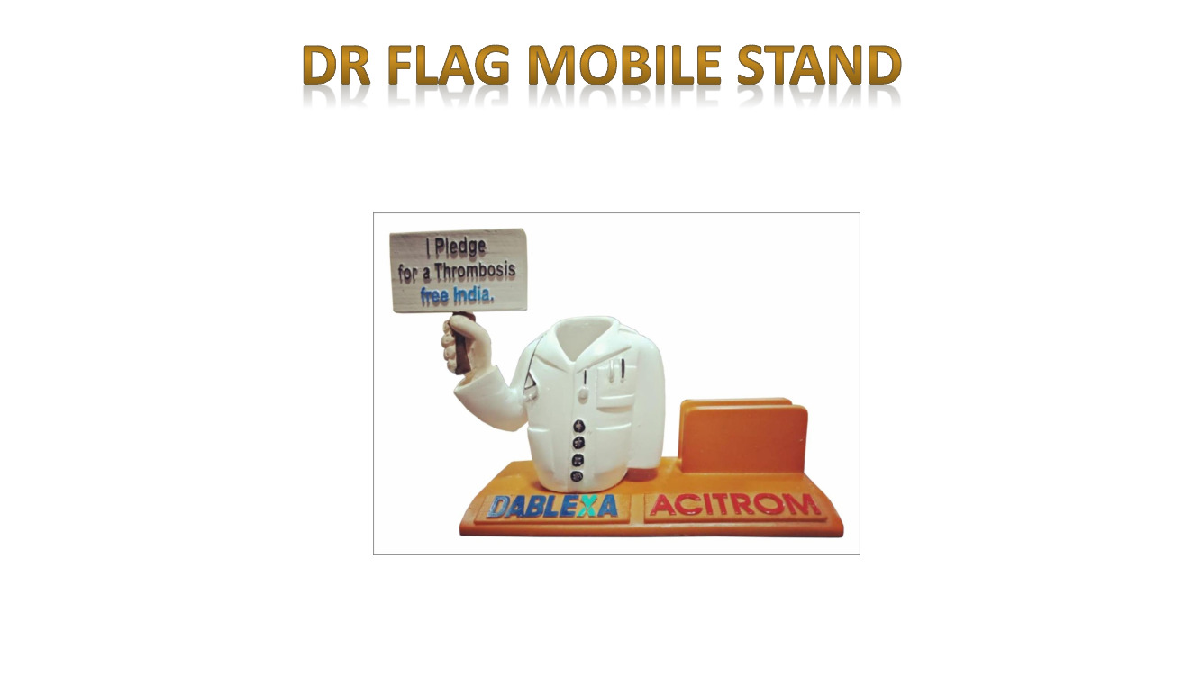 Fiber Doctor Flag Card holder table top