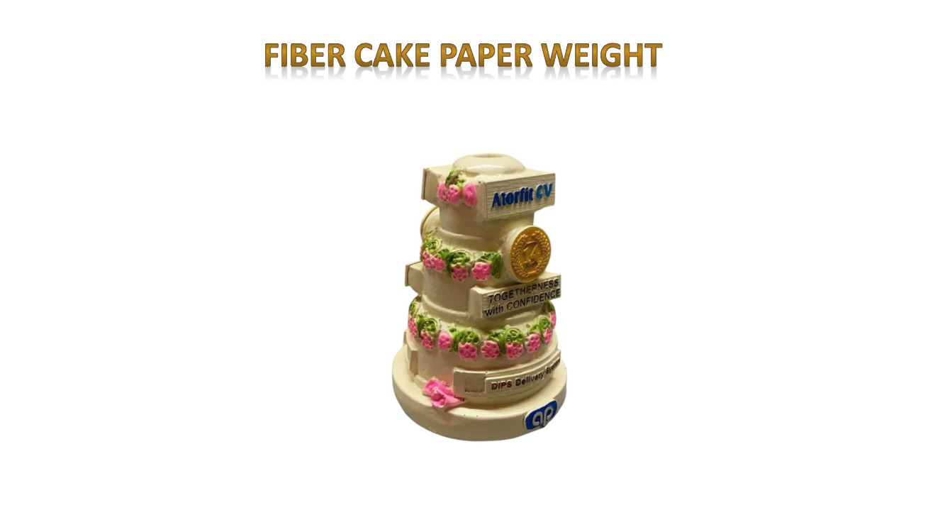 Fiber Cake Paper Weight