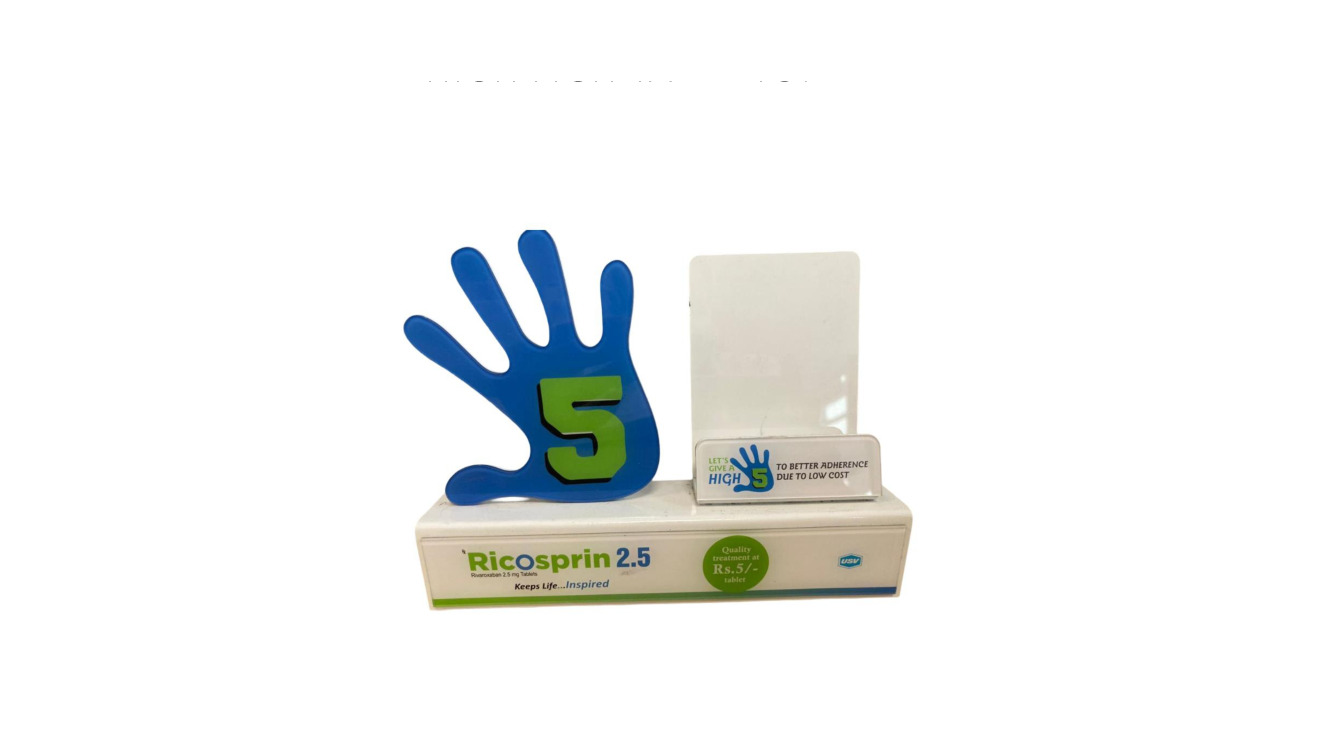 Acrylic High Five Table Top