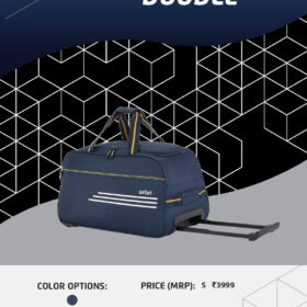 Safari Doodle Duffel Trolley Bag