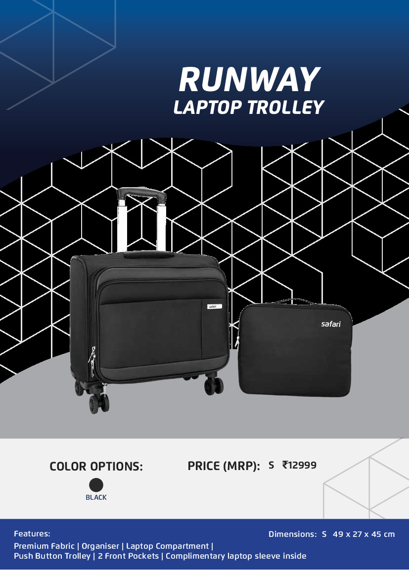 Safari Runway Laptop Trolley