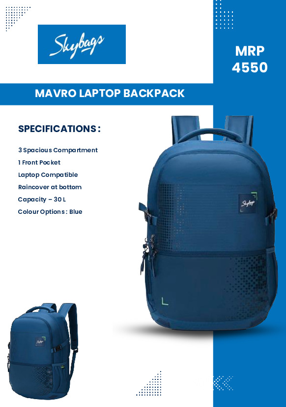 Skybags Mavro Laptop Backpack