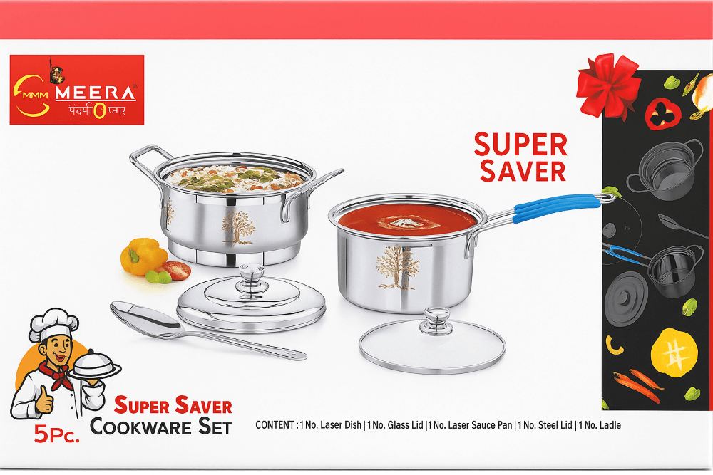 Stainless Steel cookware 5pcs set