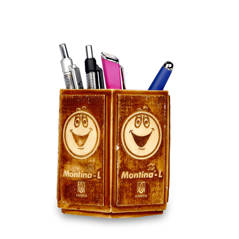 Fiber Smiley Pen Stand