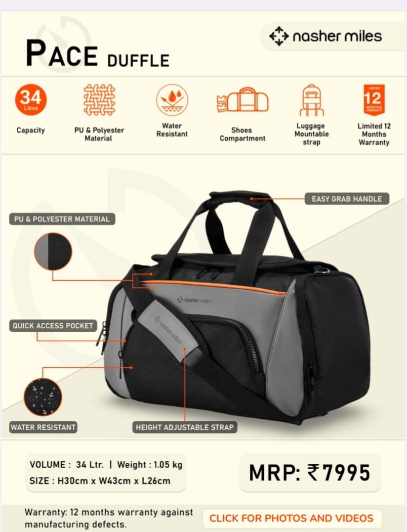 Nasher Miles Pace Duffle