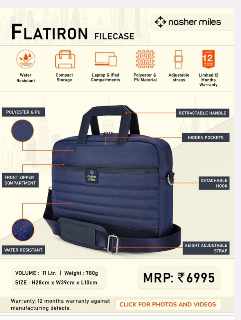 Nasher Miles Flatiron Filecase