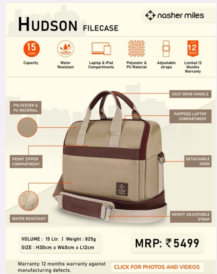 Nasher Miles Hudson Briefcase